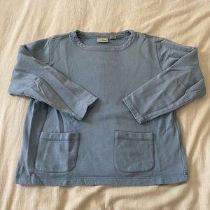 Ll Bean women’s sweater baby blue